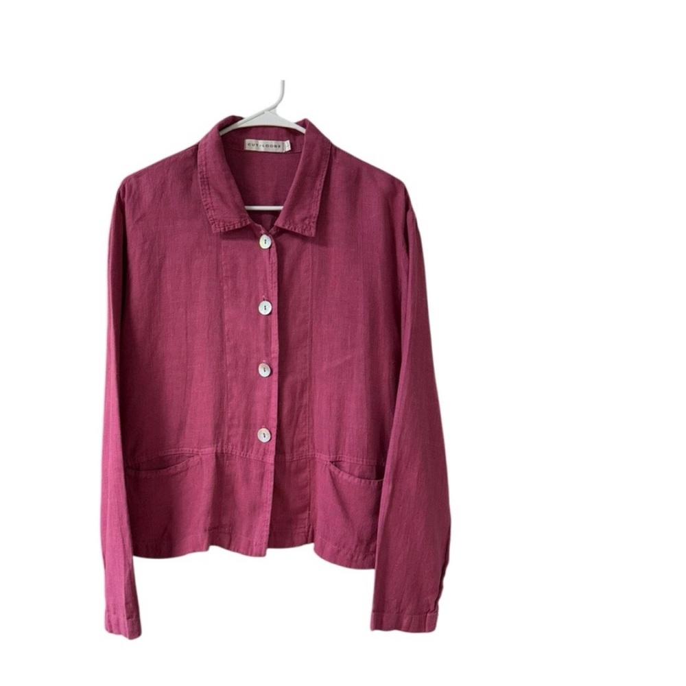 Cut Loose Pink Button-Up Jacket